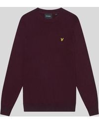 Lyle & Scott - Cotton Merino Crew Neck Jumper - Lyst