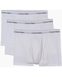 Calvin Klein - 3-Pack Icon Cotton Stretch 'Relaxed Dart' Boxer Trunks, All - Lyst