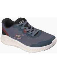 Skechers Go Walk - Now Viligent Polyester Slate Trainers - Lyst