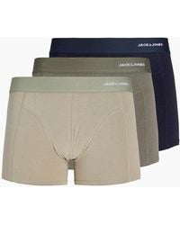 Jack & Jones - Jac Gabriel Bamboo Trunks 3 Pk Smokey//Seagrass - Lyst