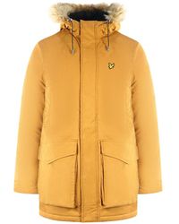 Lyle & Scott - Lyle & Scott Winter Weight Microfleece Caramel Jacket - Lyst