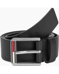 Tommy Hilfiger - Tommy Jeans Essential Leather Belt - Lyst