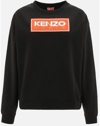 KENZO - Paris Block Logo Sweatshirt - Lyst