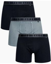 Ted Baker - 3-Pack Palms Print Boxer Briefs - Lyst