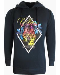 Roberto Cavalli - Cavalli Class Diamond Tiger Design Hoodie - Lyst