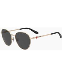 Moschino - Moscsun Round Sungls - Lyst