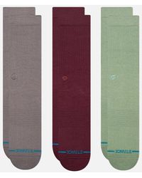Stance - Icon 3 Pack Crew Socks - Lyst
