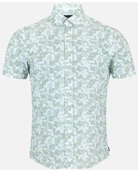 Remus Uomo - Short Sleeve Floral Resort Shirt - Lyst