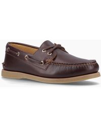 Sperry Top-Sider - Sperry Authentic Cup Leather Standard Boat Shoes - Lyst