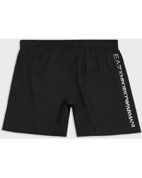 EA7 - Stretch Swim Shorts - Lyst