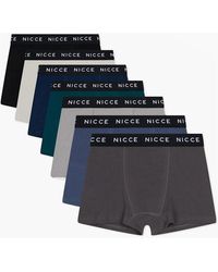Nicce London - Celyn 7Pk Boxer Shorts Assorted - Lyst