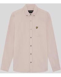 Lyle & Scott - Button Down Flannel Shirt - Lyst