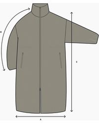 adidas - Solid Patterned Zipped Pocket Woven Cuff Parka Coat - Lyst