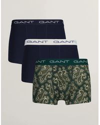 GANT - Paisley Trunk 3-Pack Deep Forest - Lyst