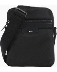 BOSS - Ray Leather Crossbody Bag - Lyst