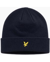 Lyle & Scott - Lyle & Scott Merino Beanie Hat Dark - Lyst