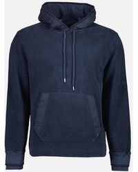 C.P. Company - Brushed Fleece Logo Hoodie - Lyst