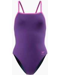 Speedo - Ladies Solid Triback One Piece Swimsuit - Lyst