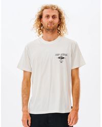 Rip Curl - Rip Curl Fade Out Icon Short Sleeve T-Shirt - Lyst