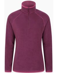 Mountain Warehouse - Ladies Montana Half Zip Fleece Top - Lyst