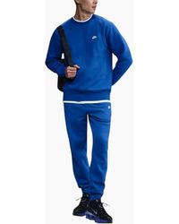 Nike - Club Tracksuit Crew Neck Pullover Sweatshirt Fleece - Lyst
