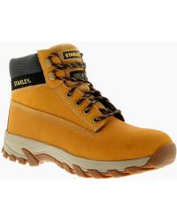 Stanley - Safety Boots Hartford Leather Lace Up Honey Uk Size - Lyst