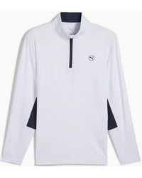 PUMA - Pure Quarter Zip Pullover Jumper - Lyst