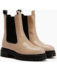 Osprey - London The Huckleberry Leather Cream Boots - Lyst