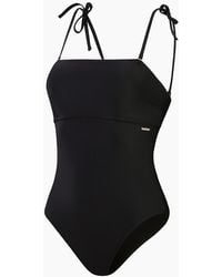 Speedo - Ladies Logo Bandeau Shaping One Piece Swimsuit - Lyst