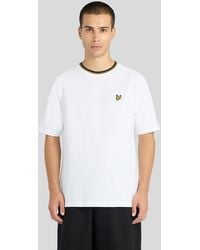 Lyle & Scott - Tipped Track T-Shirt - Lyst