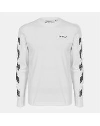 Off-White c/o Virgil Abloh - Diag Skate Long Sleeve Top - Lyst