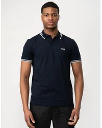 BOSS - Boss Paul Short Sleeve Polo Shirt With Contrast Tipping Nos - Lyst
