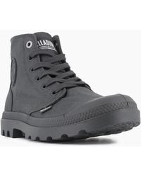 Palladium - Mono Chrome Hi Top Vegan Canvas Boots - Lyst