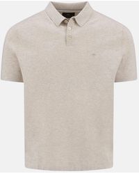 Fynch-Hatton - Fine Knit Polo Shirt New Off - Lyst