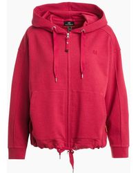 Parajumpers - May Cerise Oversized Zip-Up Hoodie - Lyst