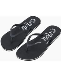 O'neill Sportswear - Profile Logo Flip Flops - Lyst