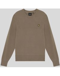 Lyle & Scott - Relaxed Ribbed Crew Neck Jumper - Lyst