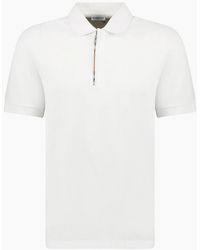 Burberry - Hartford Zip Polo Shirt - Lyst