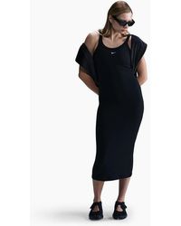 Nike - Chill Knit Fitted Scoop Neck Sleeveless Bodycon Dress - Lyst