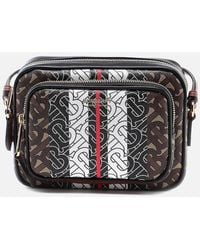 Burberry - Monogram Print E-Canvas Camera Bag - Lyst
