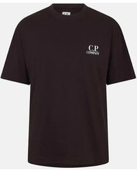 C.P. Company - 30/1 Jersey Back Logo T-Shirt - Lyst