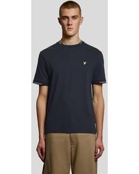 Lyle & Scott - Fine Cotton Tipped T-Shirt - Lyst