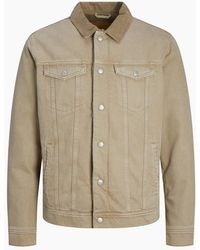 Jack & Jones - Sherpa Denim Jacket With Front Pocket - Lyst
