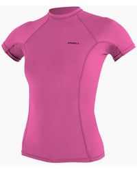 O'neill Sportswear - Basic Skins Short Sleeve Rash Vest - Lyst