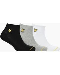 Lyle & Scott - 3-Pack Ross Trainer Socks - Lyst
