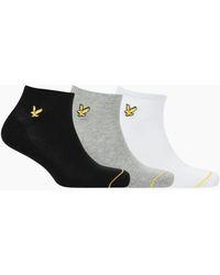 Lyle & Scott - 3-Pack Ross Trainer Socks - Lyst