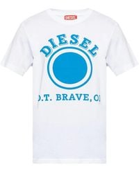 DIESEL - Dot Logo T-Shirt - Lyst