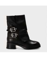 Steve Madden - Bonfire Motorcycle Boots With Block Heel - Lyst