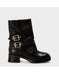 Steve Madden - Bonfire Trench Boots With Metallic Pattern - Lyst