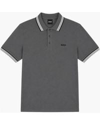 BOSS - Boss Paddy Piqué Polo Shirt Dark - Lyst
